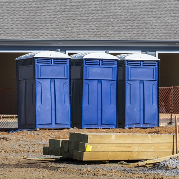 how can i report damages or issues with the portable restrooms during my rental period in Sutherland Springs